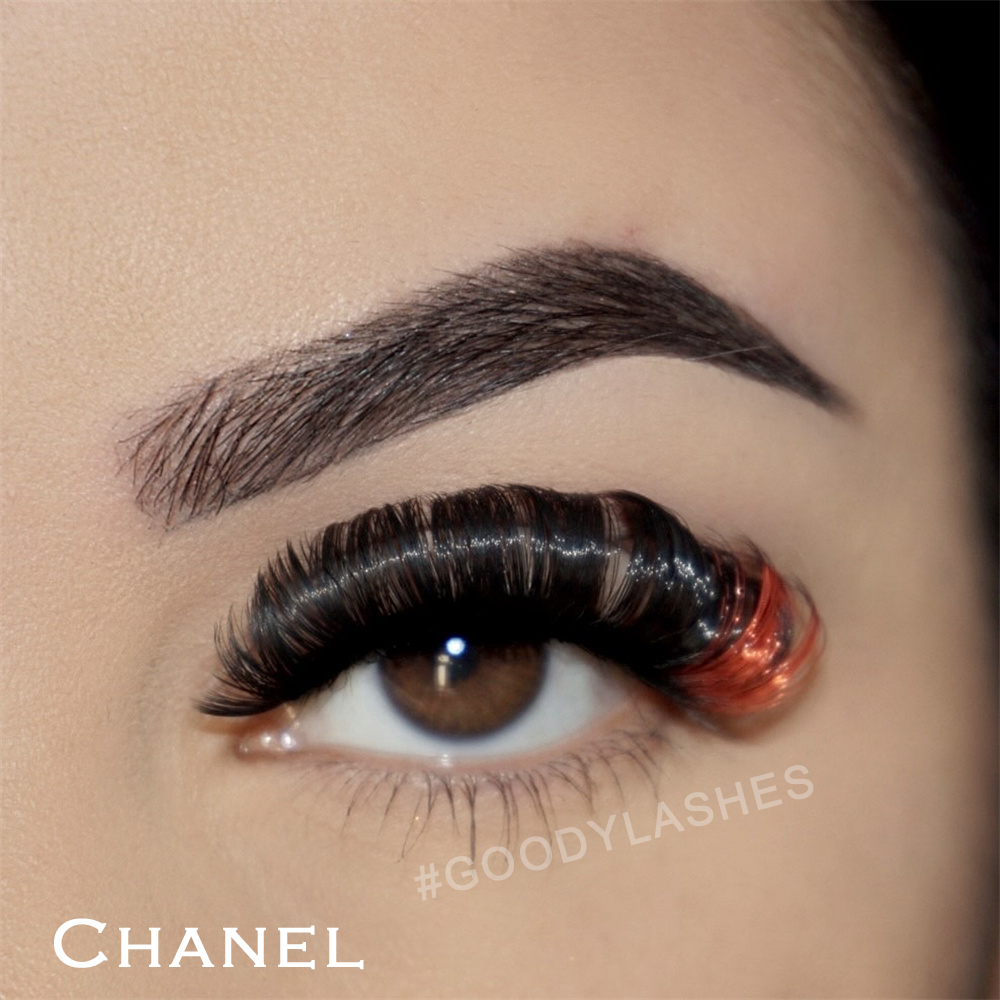 Chanel-D Curl Russian Volume Strip Lashes Multicolored Lashes, Dose Of  Lashes